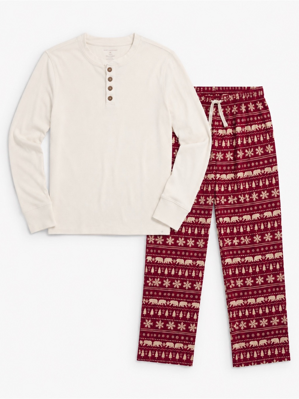 Men’s Burt's Bees Fair Isle Pajama Set